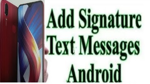 Sms may signature ksy lgaty hain