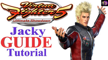 How To Play JACKY BRYANT in Virtua Fighter 5 Ultimate Showdown | BEGINNER GUIDE TUTORIAL BREAKDOWN