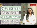 5 Small Businesses Ideas YOU Can START Today Under 0 in 2022 | EllieTalksMoneyTour.com