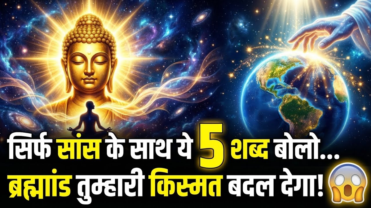 सांस के साथ ये 5 शब्द बोलो… किस्मत खुद बदल जाएगी 😨 | Buddha Secret