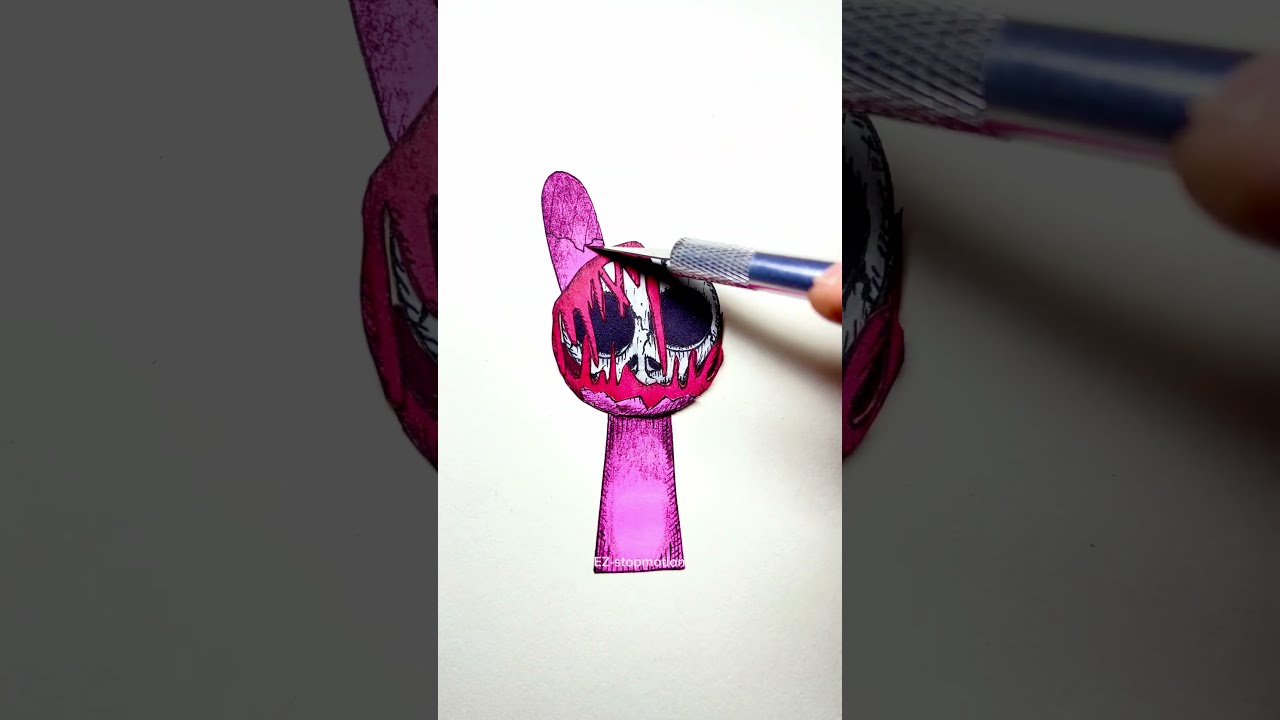 Pinki Sprunki Phase 2 3 4 Transformation Stopmotion Drawing Incredibox