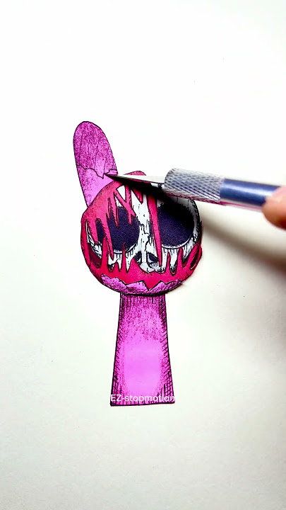 Pinki Sprunki phase 2 3 4 transformation #stopmotion #drawing #incredibox #sprunki