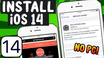iOS 14 RELEASED! How To INSTALL iOS 14 No PC/JAILBREAK iPhone iPad [VERY EASY]