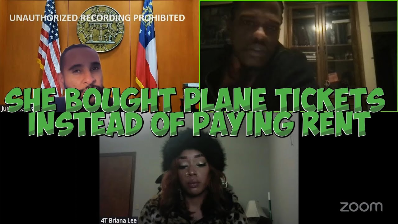 Она купила билеты на самолет вместо того, чтобы заплатить за аренду?