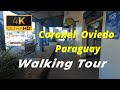 🇵🇾【4K 60fps】WALK - CORONEL OVIEDO ~ walking Tour - Paraguay
