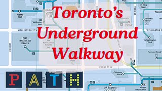 PATH: Toronto&#39;s Underground Pedestrian Walkway |  Old City Hall to Union Station | Canada Vlog