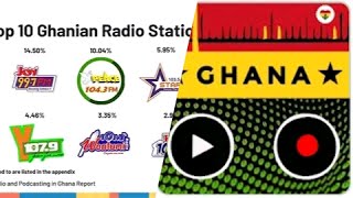 2022 Top 10 Ghanaian Radio Stations, Only Kessben FM & Wontumi FM Made List From Kumasi screenshot 2
