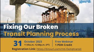 Fixing Our Broken Transit Planning Process