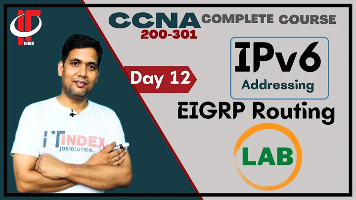 Day 12  IPv6 Lab-4 | EIGRP Configuration | CCNA | CCNP | IPST | Free