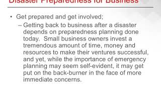 Crisis Management Part 1
