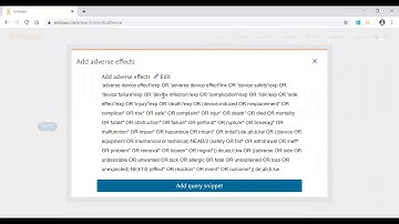 Embase - Medical device search