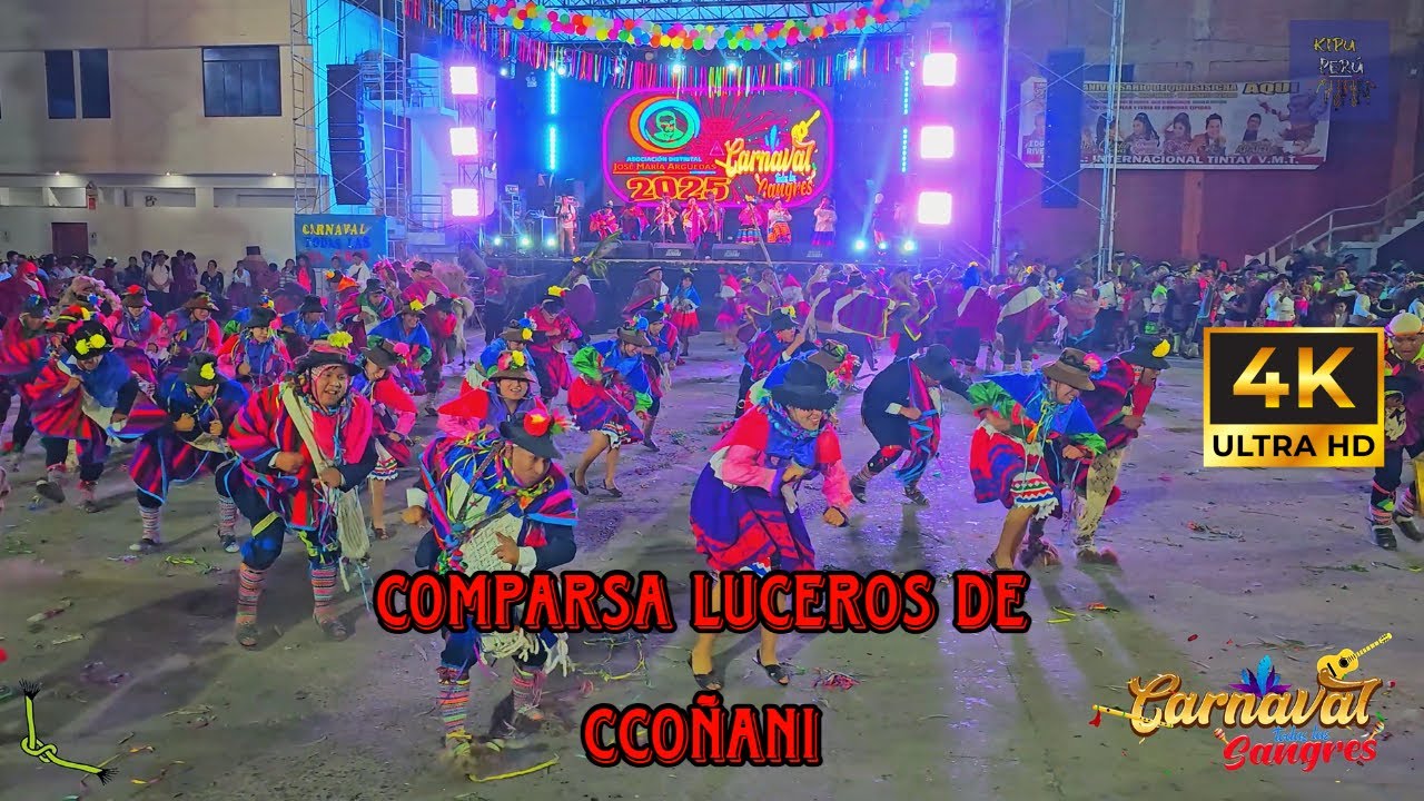 Carnaval de Ccoñani /Ayacucho/ C. Luceros de Ccoñani (Carnaval Todas las Sangres 2025)
