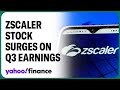 Zscaler stock surges on Q3 earnings beat and Q4 guidance