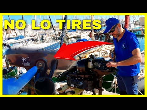 Outboard Motor-Full Service 2023. Detailed restoration Suzuki 2.5 cv 4 stroke