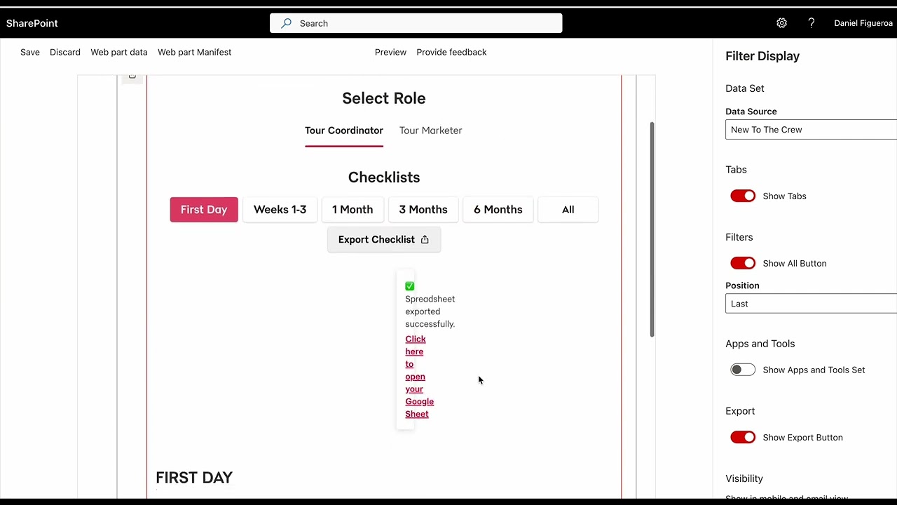 gcs-custom-tool Marketing Hub Checklist Export Client Demo Video