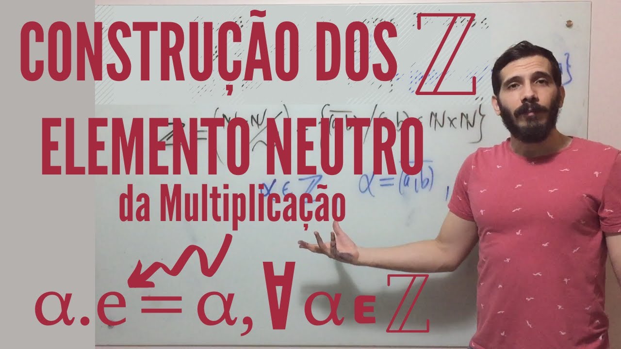 Elemento Neutro da Multiplicação de #NúmerosInteiros - Professor ...