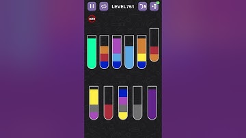 water_level_751 #watersortpuzzle #puzzle #game #sortpuzzle #color