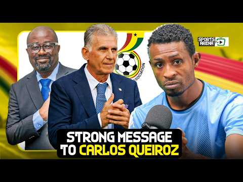 Strong Message to Carlos Queiroz After His Two Year Appointment as Black Stars Head Coach