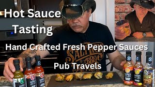 Pub Travels Tastes Hot Sauces from Gindo's Spice of Life. Check out these super flavorful Hot Sauces