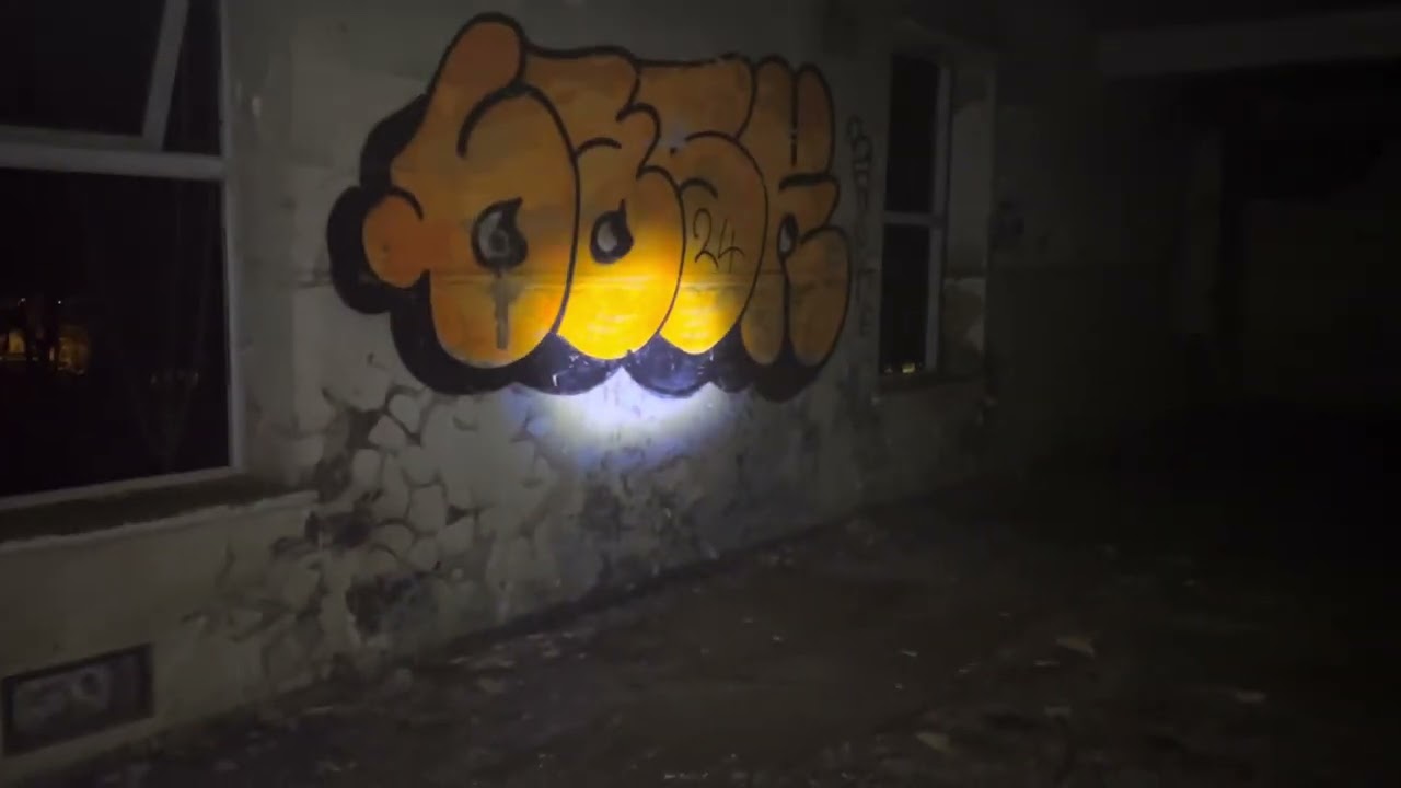 There’s a DEMON at RAF Binbrook paranormal investigation alone a yellow eye