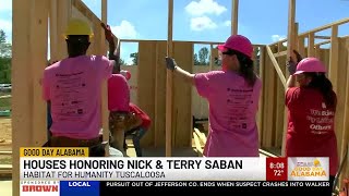 Houses honoring Nick & Terry Saban