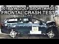 2016 VW Golf SportWagen Crash Test (Frontal Crash)