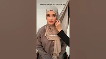 Quick And Easy Everyday Jersey Hijab Tutorial With NO PINS 