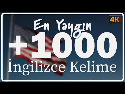 İngilizcede En Çok Kullanılan 1000 Kelime