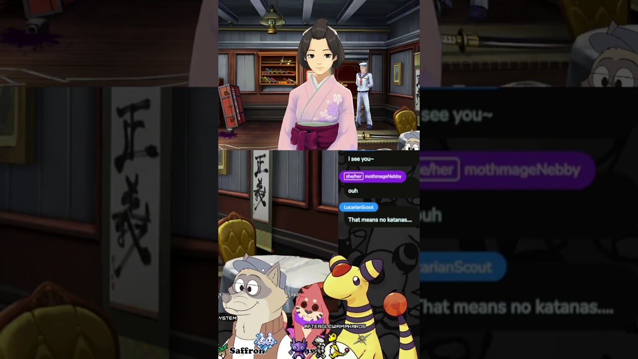 Are you a dangerous object or a pet? - Great Ace Attorney case 2 highlight clip