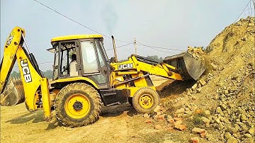 JCB 3dx Backhoe Soil Moving Work in Brick factory || Jcb 3dx Video || jcb video @JcbBackhoes