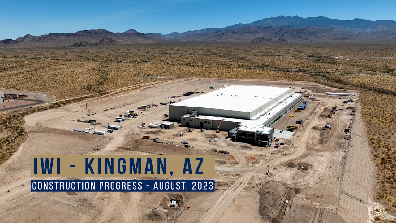 Interstate Warehousing Kingman, AZ Construction Progress August