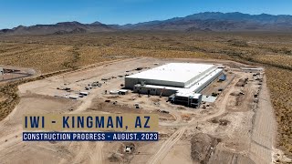 Interstate Warehousing Kingman, AZ - Construction Progress - August 2023