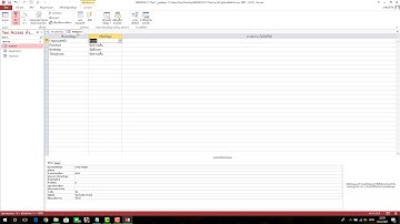 วิธีการนำเข้าข้อมูลจากโปรแกรม Microsoft Excel เข้าโปรแกรม Microsoft Access