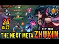 36 kills  2x maniac the next meta zhuxin new hero mobile legend  new hero tryout  mlbb