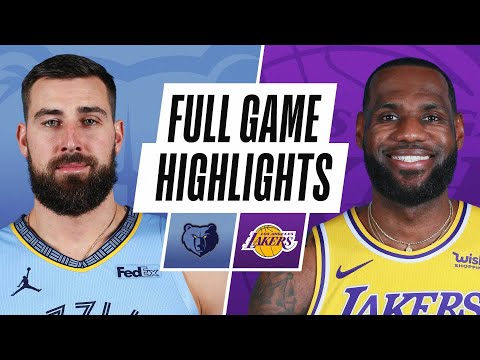 GRIZZLIES at LAKERS | FULL GAME HIGHLIGHTS | February 12, 2021