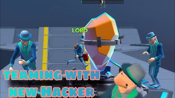 Teaming with speed Hacker in Rocket Royale - Team play