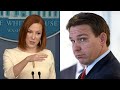 Jen Psaki SLAMS Ron DeSantis for calling for less COVID testing amid Omicron surge