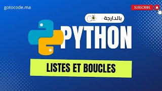 10# Python 3 Darija: Listes et boucles