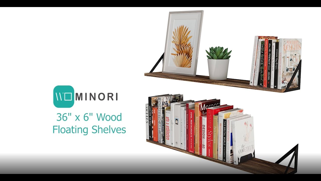 Minori Floating Shelves for Wall, Bathroom Shelves for Over The