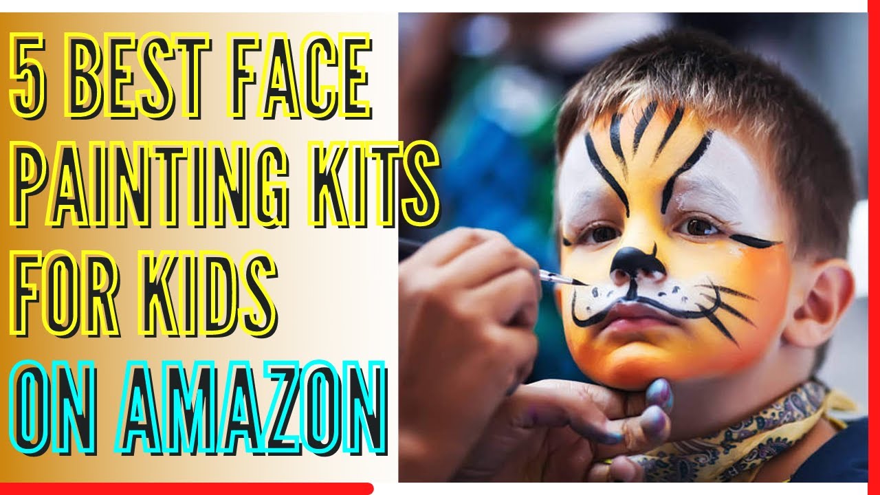  Zenovika Face Painting Kit For Kids - Non-Toxic And