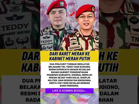 DARI BARET MERAH PINDAH KE KABINET MERAH PUTIH.#news #tni #kopasus #shorts #viral