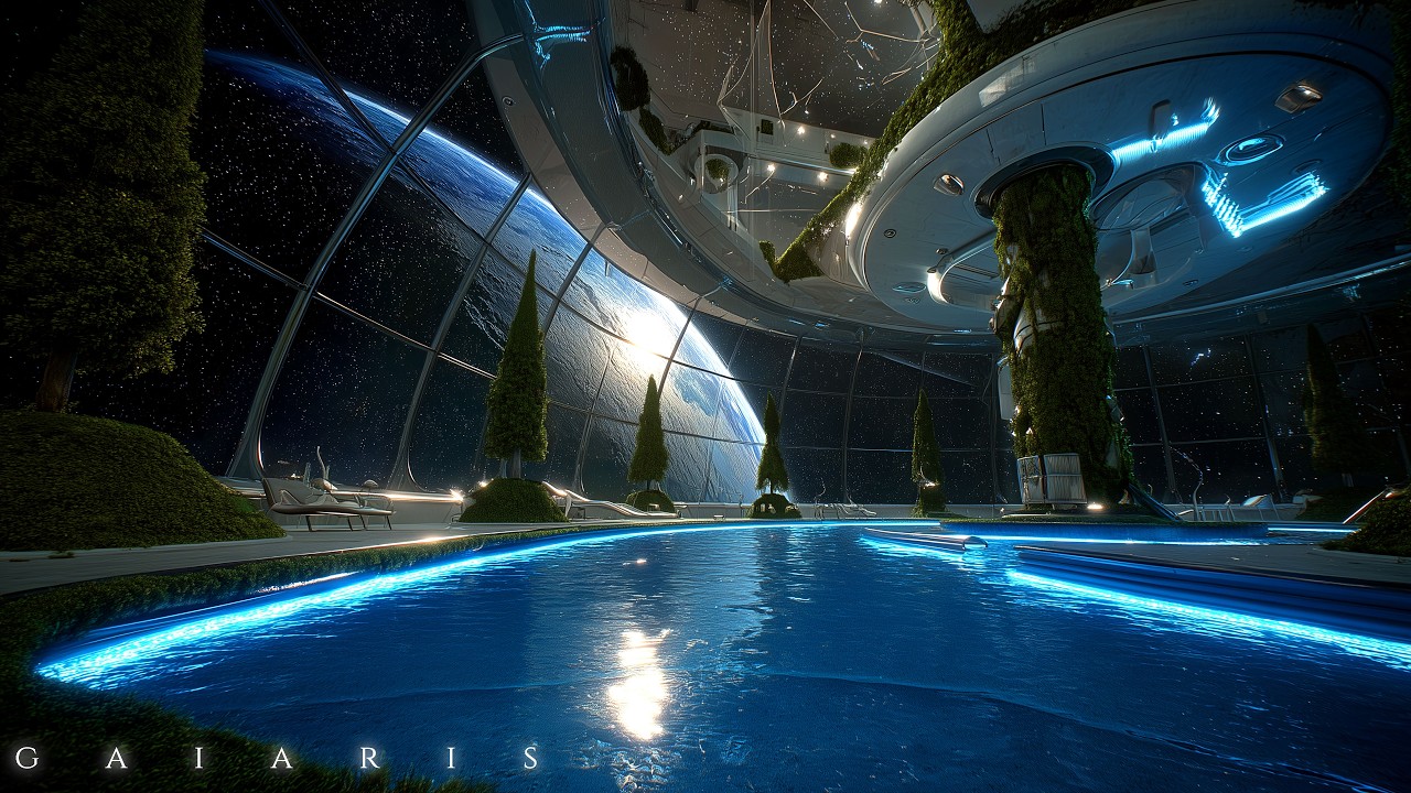 Gaiaris ⧫ SciFi Eco-Spa Soundscape ⧫ Space Ambient for Deep Healing & Relaxation