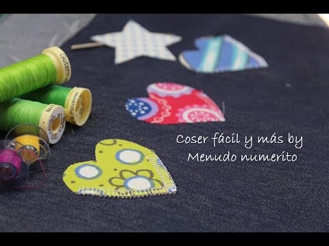 Video: Cómo Coser Apliques A La Tela