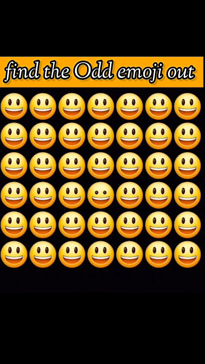 find the Odd emoji out #emojichallenge #findtheoddemoji #quiz #ytshorts #emoji #shorts