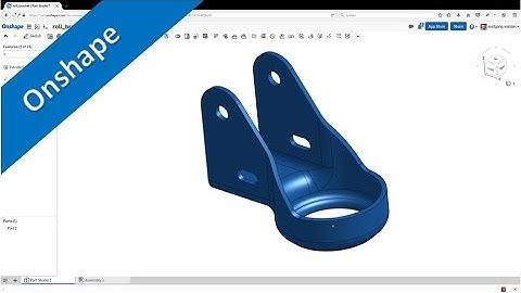 8.4 Rollenhaltewinkel - Roll Bracket - Onshape Training - Part Design