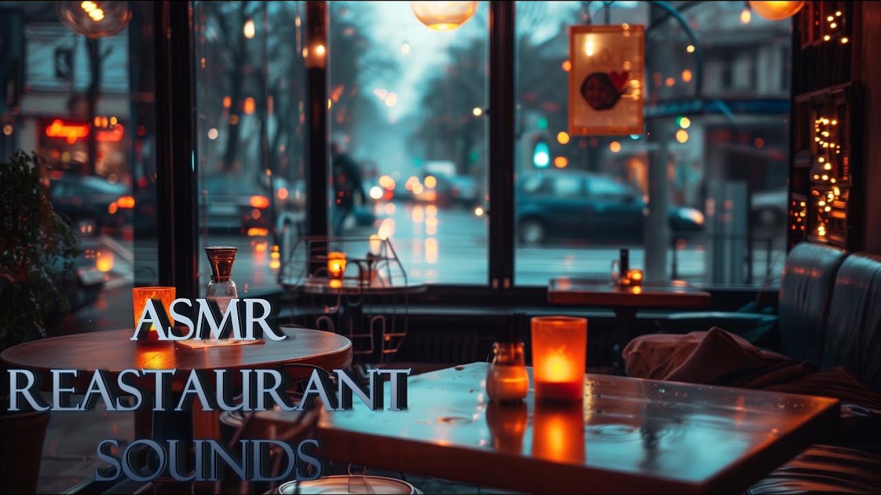 [ASMR/ 백색소음 ] 레스토랑에서 식사 (Restaurant Sounds&Music) - YouTube