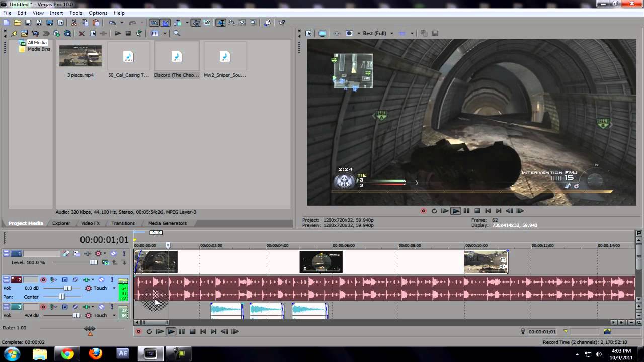 Sony Vegas | Professional Sound Muffle | FluffeyHD Tutorial 9