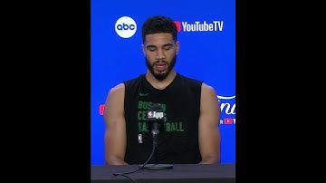 Jayson Tatum mic drop 👀 #shorts