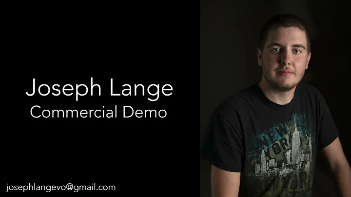 Joseph Lange - Commercial Demo Reel 2021