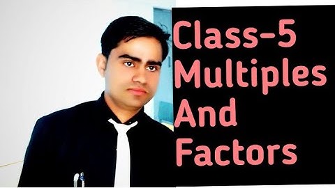 Junior maths Class-5 Multiples and factors Ex-5B Q-1,2,3,4